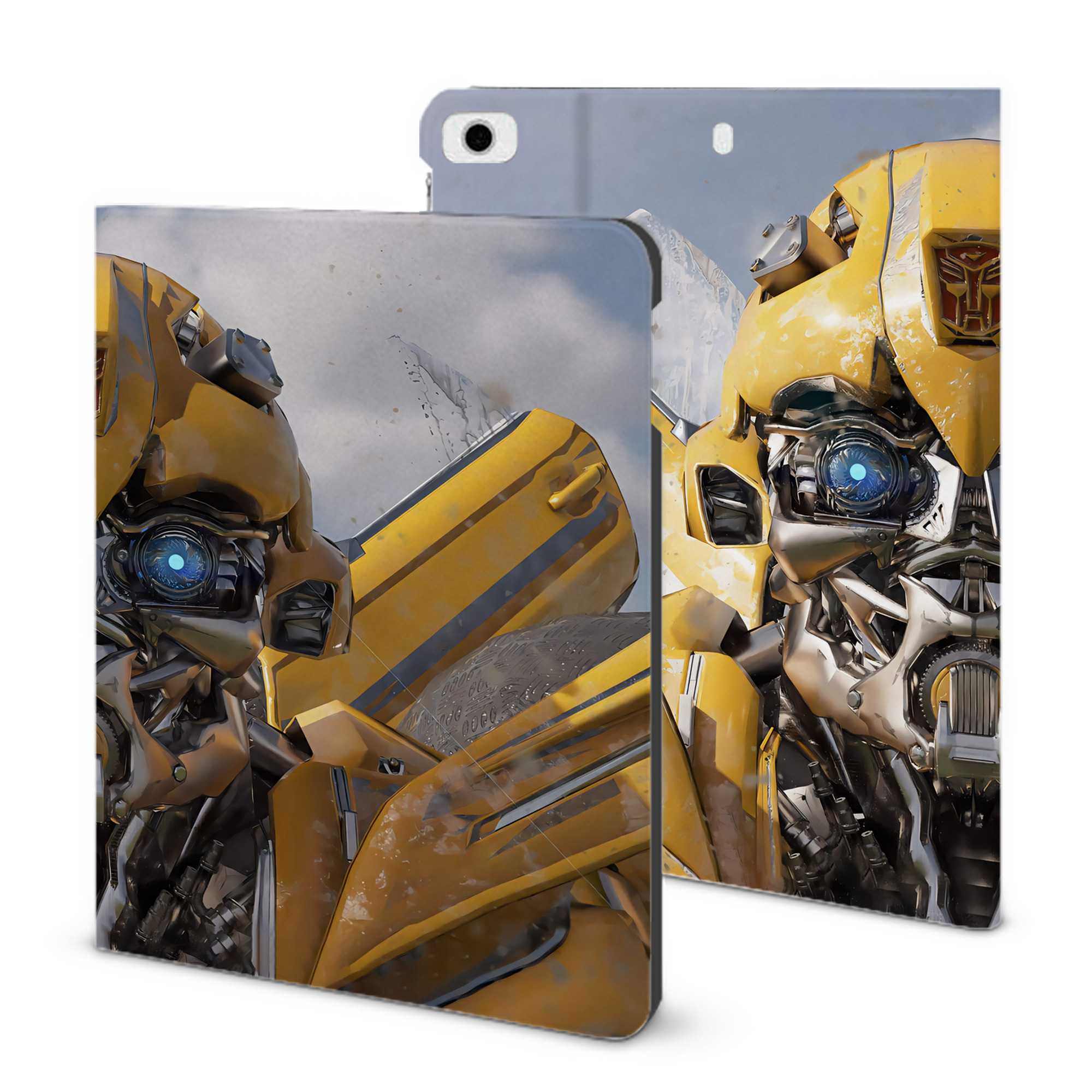 （画像用） Transformers トランスフォーマー IPad ケース ブック型 PUレザー TPU 耐衝撃 軽量 薄型 ペン収納なし 全面保護 IPad 各モデル対応